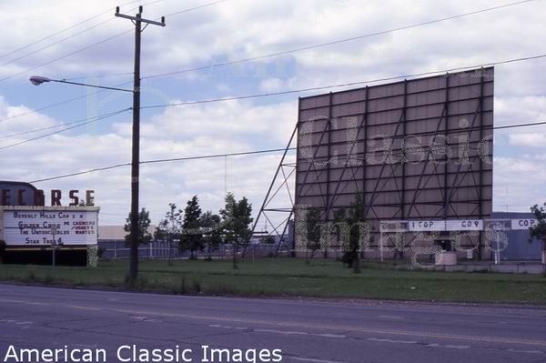 Ecorse Drive-In Theatre - From American Classic Images (newer photo)